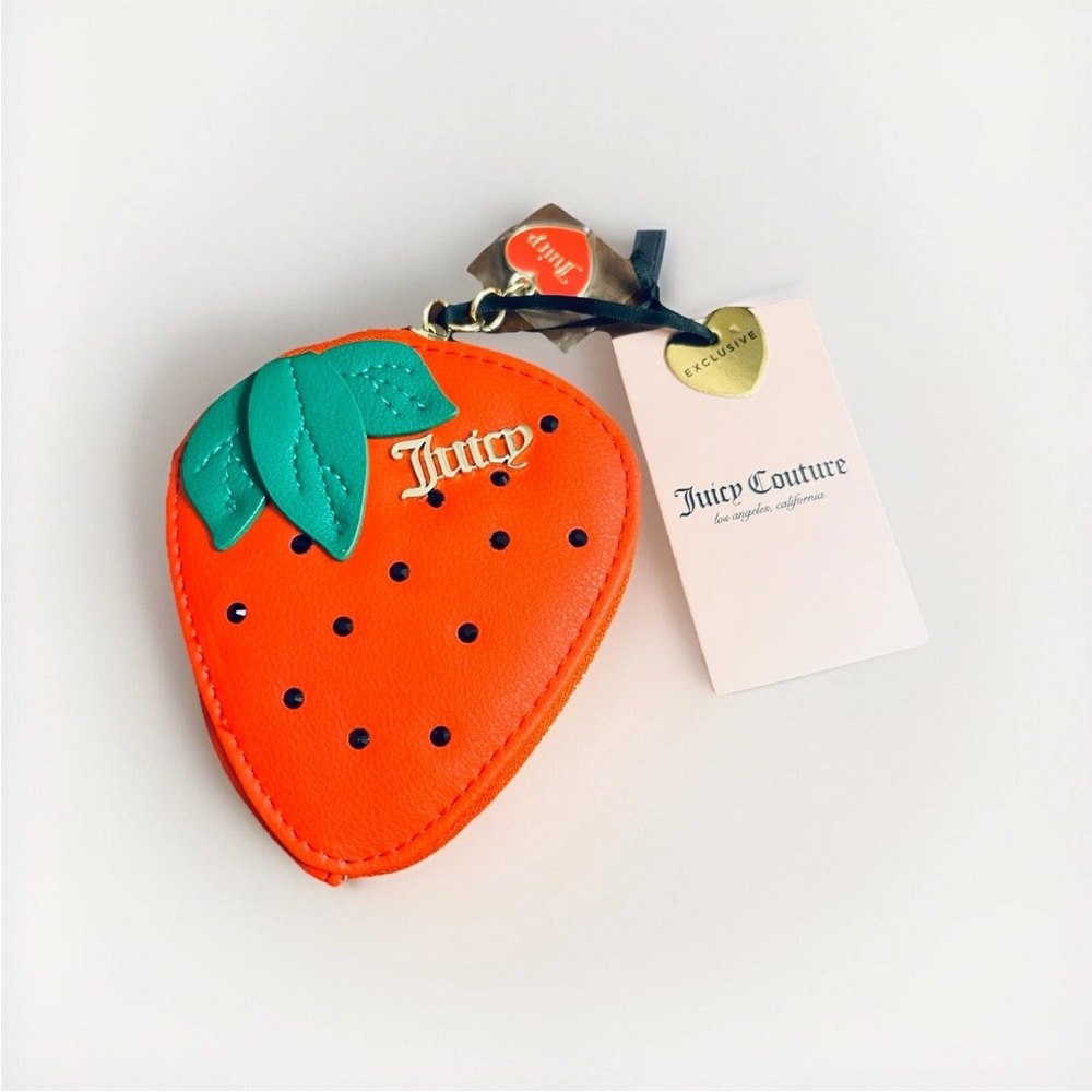 Juicy Couture Orange Strawberry Coin Purse